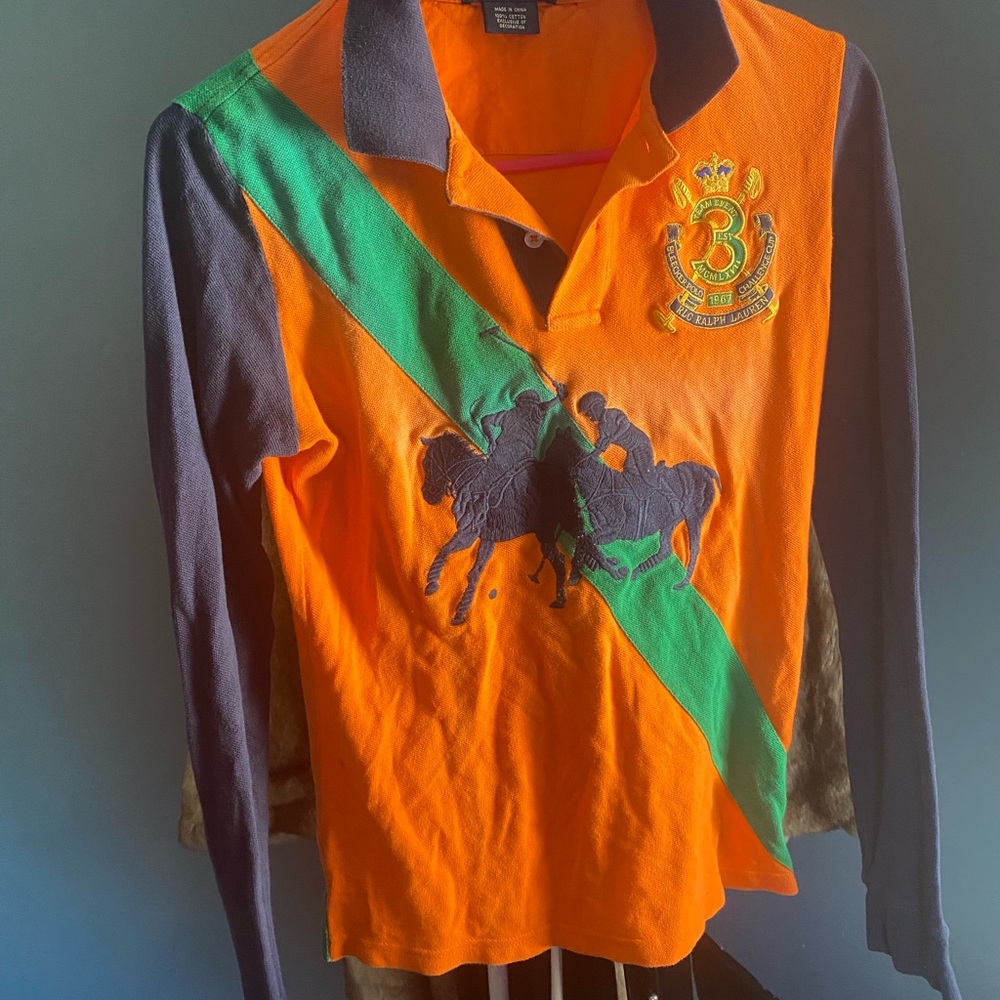 RALPH LAUREN MULTICOLOR FIELD POLO MEDIUM